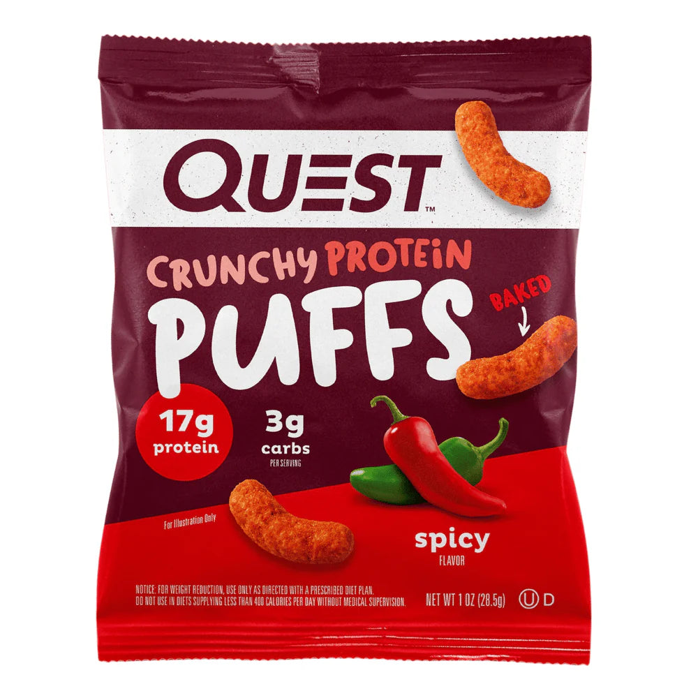 Quest Crunchy Protein Puffs Spicy