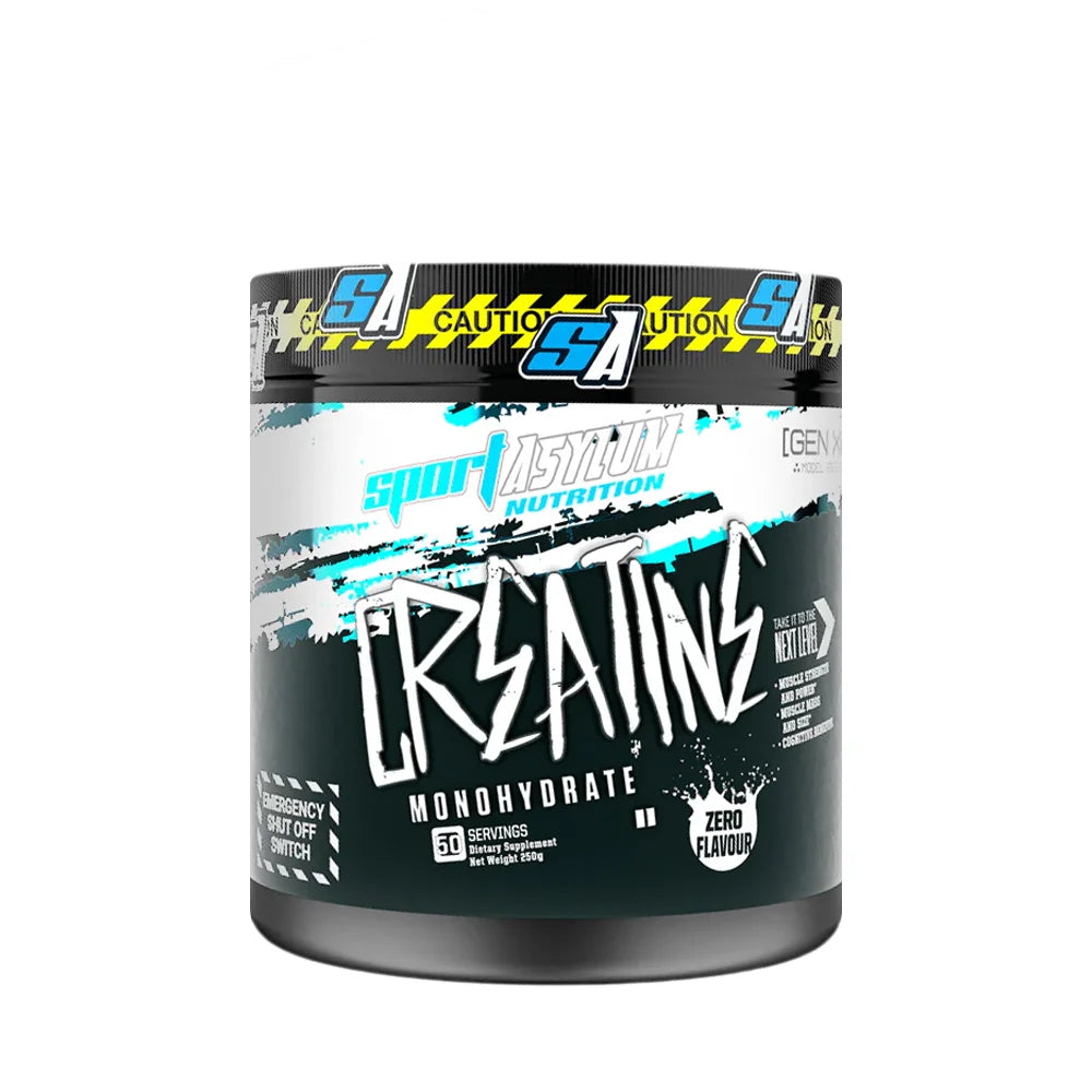 Sport Asylum Creatine Monohydrate | 100% Pure Creatine Powder